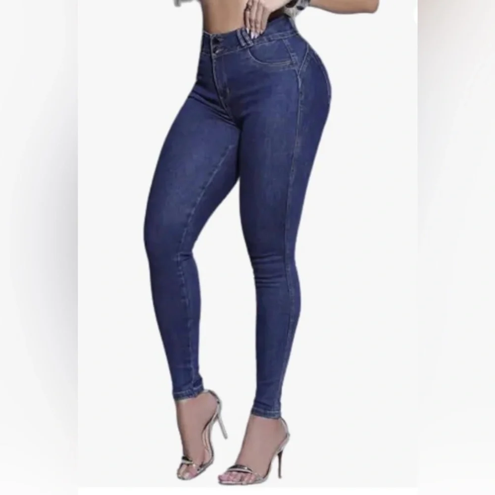 BLACK PITBULL Brazilian High Waisted Skinny Sculpturing & Butt Lift Jeans - Picture 3 of 16